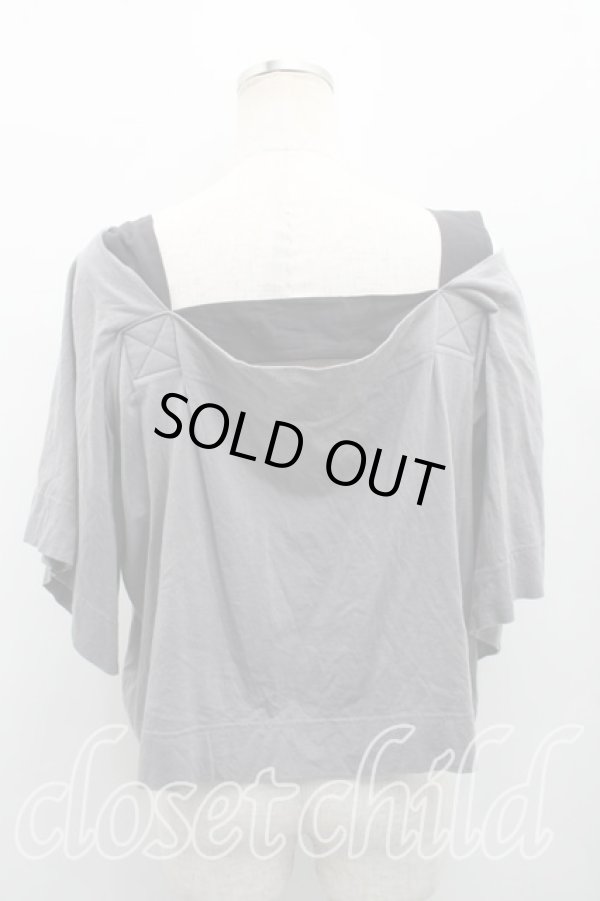 画像2: ANGLOMANIA 中古 / スクエア変形カットソー 38（M相当） 灰  H-26-02-08-043-to-OD-ZH (2)