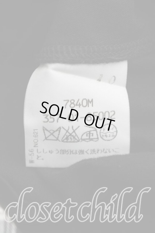 画像4: ヴィヴィアンウエストウッド 中古 / タータンチェック切替ノースリーブカットソー 2（9号相当） 黒  H-26-02-08-044-to-OD-ZH (4)