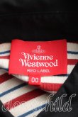 画像3: ヴィヴィアンウエストウッド 中古 / EMBROIDERED PATCH SCRIBBLE CRESTラガーシャツ 00（ワンサイズ） 赤ｘ生成  H-26-02-08-046-to-OD-ZH (3)