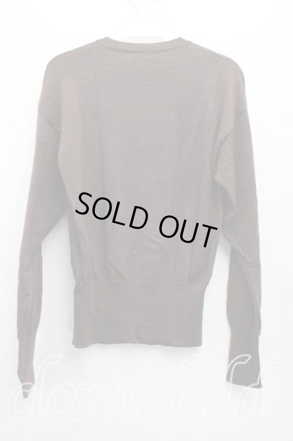 画像2: ヴィヴィアンウエストウッド 中古 / カラーオーブ刺繍カーディガン M 茶  H-26-02-08-047-to-OD-ZH (2)