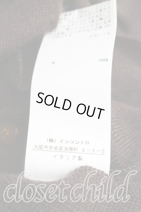 画像5: ヴィヴィアンウエストウッド 中古 / カラーオーブ刺繍カーディガン M 茶  H-26-02-08-047-to-OD-ZH (5)