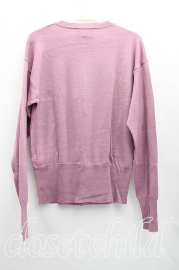 画像2: ヴィヴィアンウエストウッド 中古 / カラーオーブ刺繍カーディガン M ピンク  H-26-02-08-048-to-OD-ZH (2)