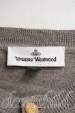 画像3: ヴィヴィアンウエストウッド 中古 / カラーオーブ刺繍カーディガン M 茶  H-26-02-08-049-to-OD-ZH (3)