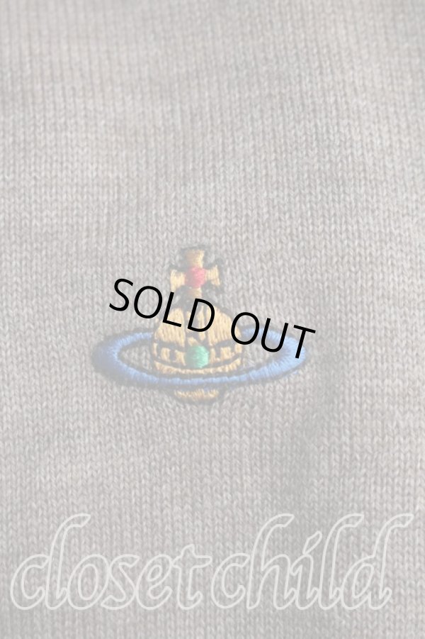 画像6: ヴィヴィアンウエストウッド 中古 / カラーオーブ刺繍カーディガン M 茶  H-26-02-08-049-to-OD-ZH (6)