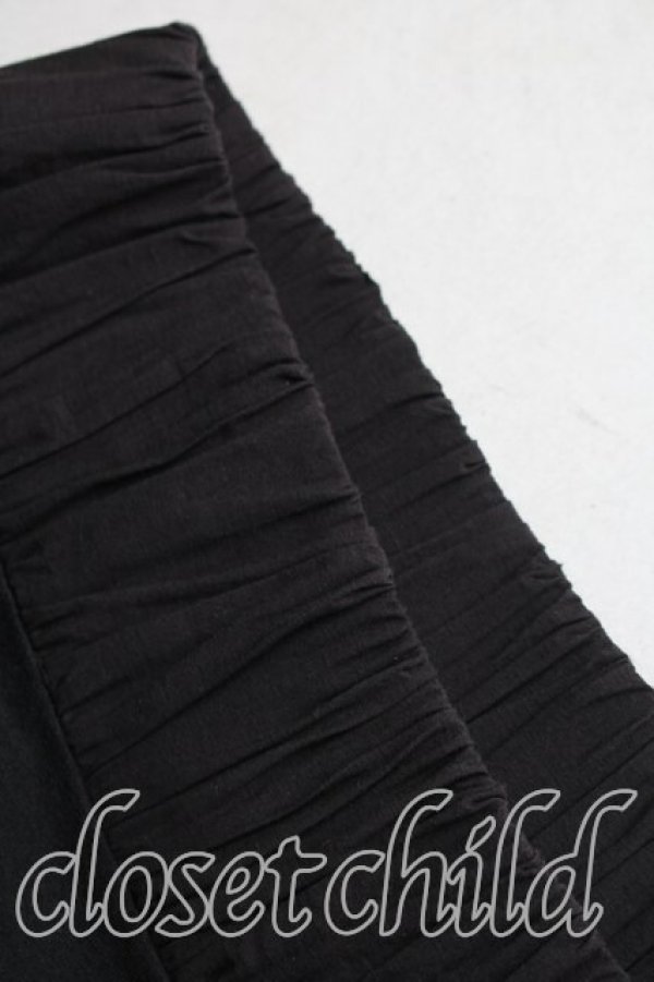 画像7: ヴィヴィアンウエストウッド 中古 / オーブ刺繍レースギャザーワンピース 00（ワンサイズ） 黒  H-26-02-08-005-op-OD-ZH (7)