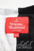 画像3: ヴィヴィアンウエストウッド 中古 / バイカラーオーブスウェット O/S 黒ｘ白  H-26-02-08-053-to-OD-ZH (3)