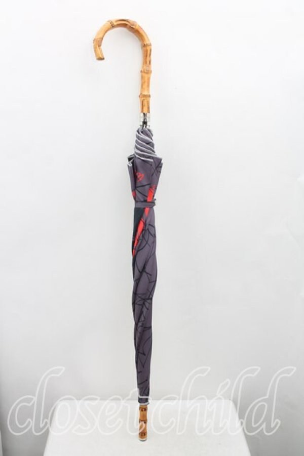 画像4: ヴィヴィアンウエストウッド 中古 / ハウスオブカード長傘  灰  H-26-02-08-054-gd-OD-ZH (4)