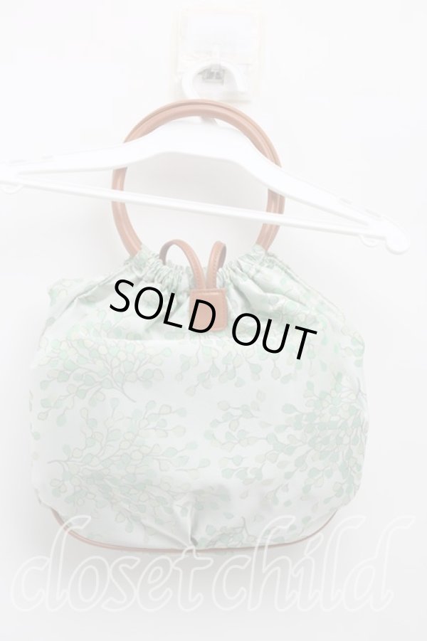 画像2: ヴィヴィアンウエストウッド 中古 / リーフハンドバッグ  緑  H-26-02-08-056-ba-OD-ZH (2)