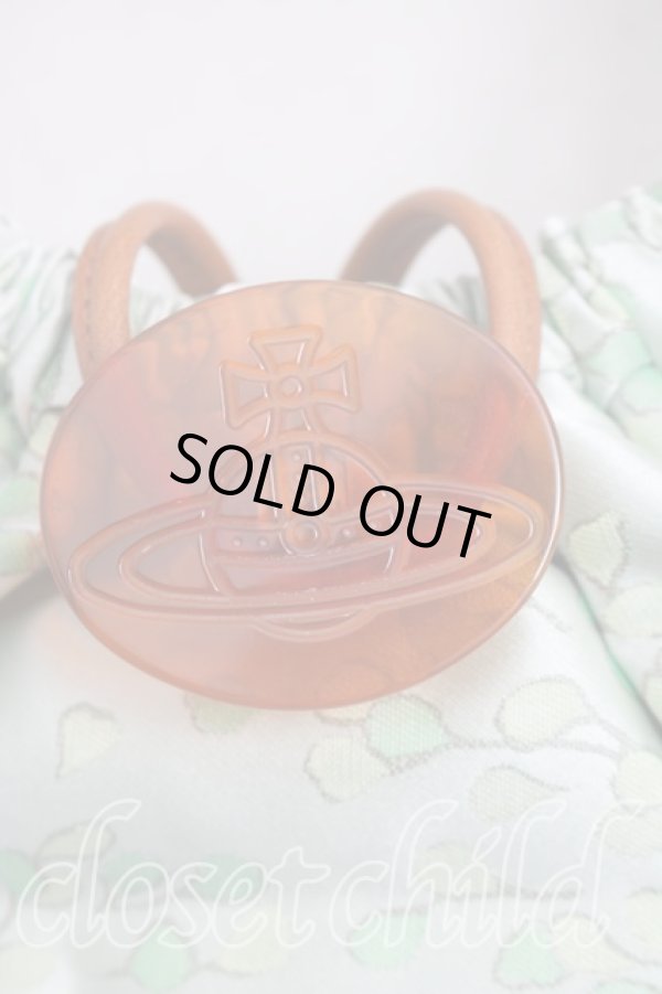 画像4: ヴィヴィアンウエストウッド 中古 / リーフハンドバッグ  緑  H-26-02-08-056-ba-OD-ZH (4)