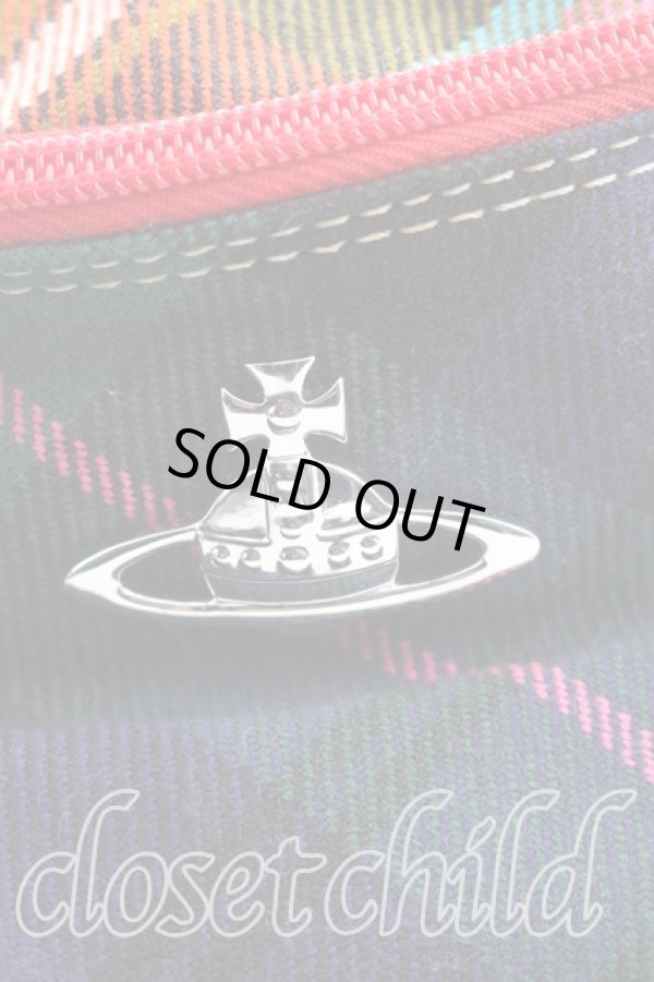 画像5: ヴィヴィアンウエストウッド 中古 / ウィンタータータンウエストポーチ  マルチ  H-26-02-08-057-ba-OD-ZH (5)