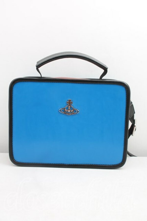 画像2: ヴィヴィアンウエストウッド 中古 / キトゥン2wayバッグ  青  H-26-02-08-059-ba-OD-ZH (2)