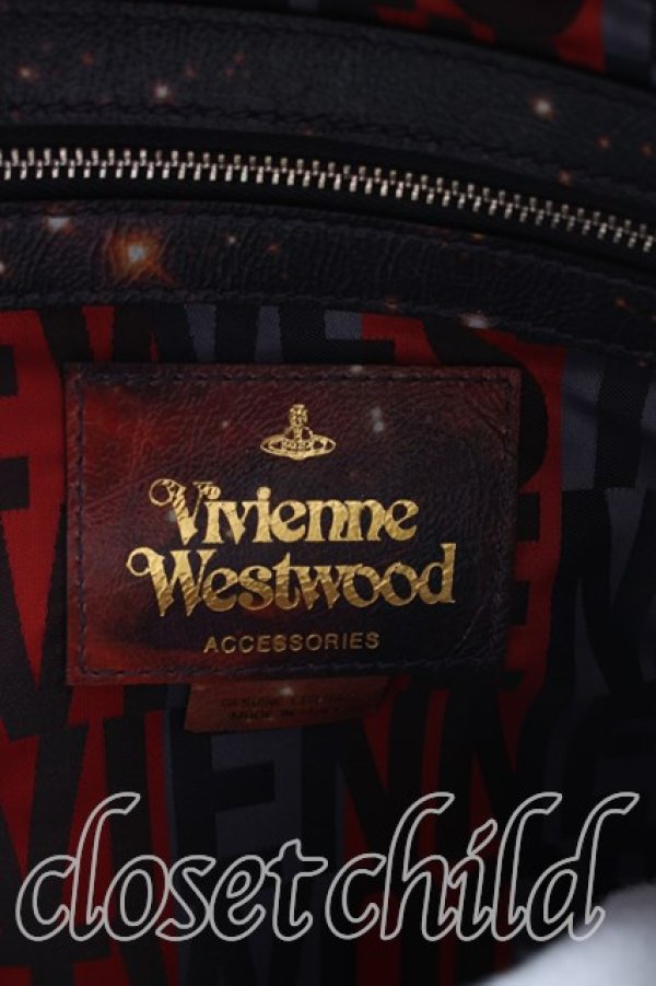 画像4: ヴィヴィアンウエストウッド 中古 / ネビュラハンドバッグ  黒  H-26-02-08-061-ba-OD-ZH (4)