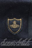 画像4: ヴィヴィアンウエストウッド 中古 / キャスケット  黒  H-26-02-08-064-ha-OD-ZH (4)