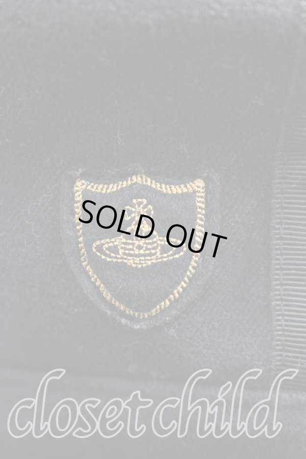 画像4: ヴィヴィアンウエストウッド 中古 / キャスケット  黒  H-26-02-08-064-ha-OD-ZH (4)