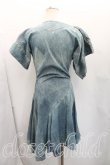画像2: ヴィヴィアンウエストウッド Anglomania and Lee 中古 / ANNOUNCEMENT DRESS M インディゴ  H-26-02-08-007-op-OD-ZH (2)