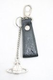 画像2: ヴィヴィアンウエストウッド 中古 / オーブチャームキーリング  黒  H-26-02-08-067-gd-OD-ZH (2)