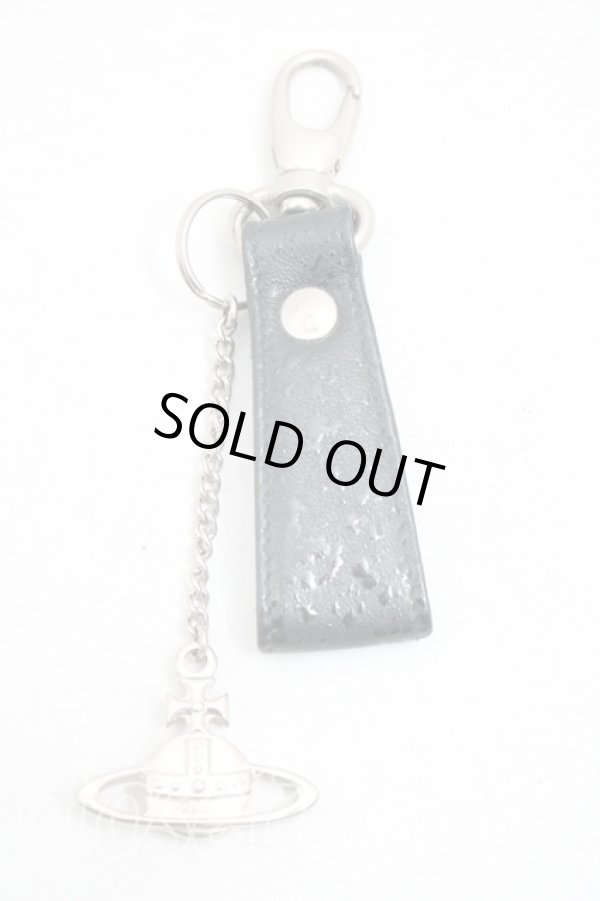 画像2: ヴィヴィアンウエストウッド 中古 / オーブチャームキーリング  黒  H-26-02-08-067-gd-OD-ZH (2)