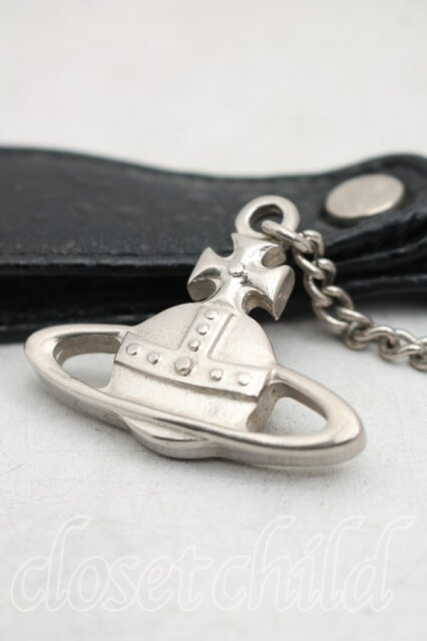 画像3: ヴィヴィアンウエストウッド 中古 / オーブチャームキーリング  黒  H-26-02-08-067-gd-OD-ZH (3)