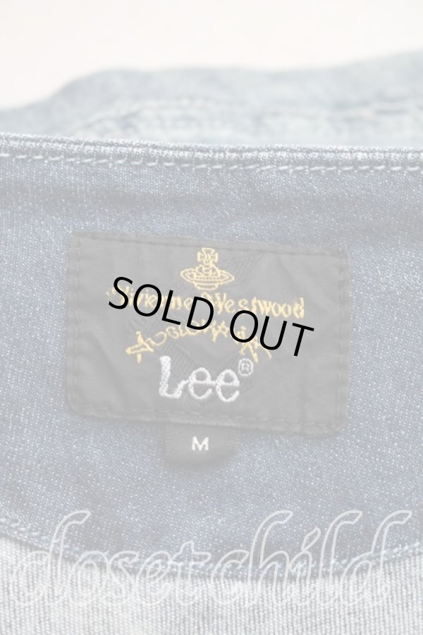 画像3: ヴィヴィアンウエストウッド Anglomania and Lee 中古 / ANNOUNCEMENT DRESS M インディゴ  H-26-02-08-007-op-OD-ZH (3)