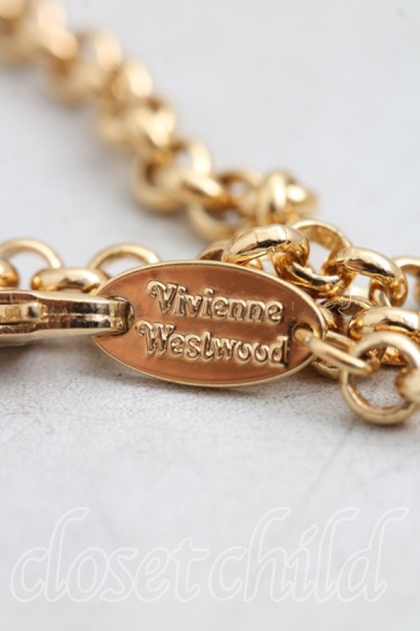 画像4: ヴィヴィアンウエストウッド 中古 / ジャイアントオーブネックレス  ゴールド  H-26-02-08-068-nl-OD-ZH (4)
