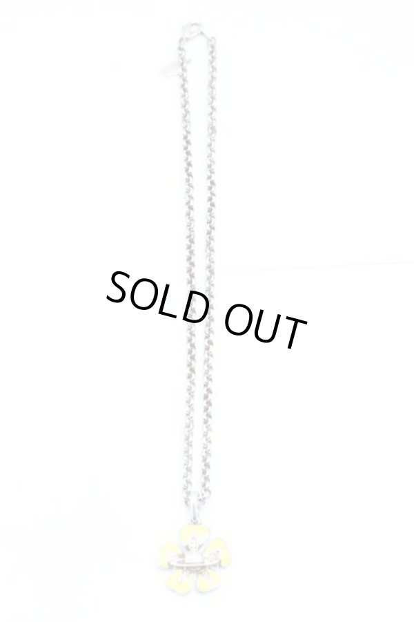 画像3: ヴィヴィアンウエストウッド 中古 / オーブフラワーネックレス  シルバー  H-26-02-08-072-nl-OD-ZH (3)