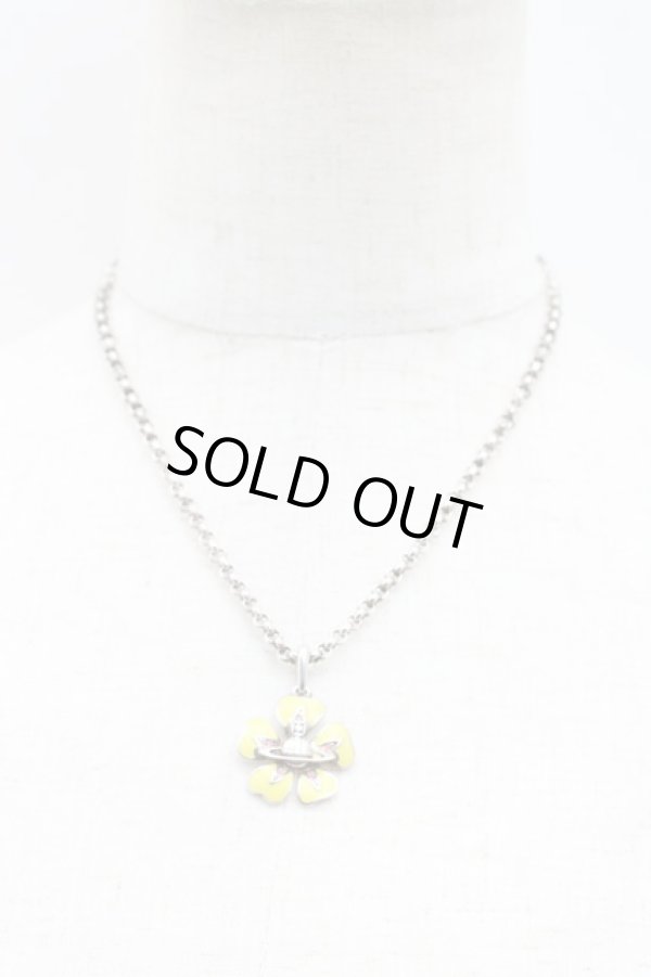 画像5: ヴィヴィアンウエストウッド 中古 / オーブフラワーネックレス  シルバー  H-26-02-08-072-nl-OD-ZH (5)