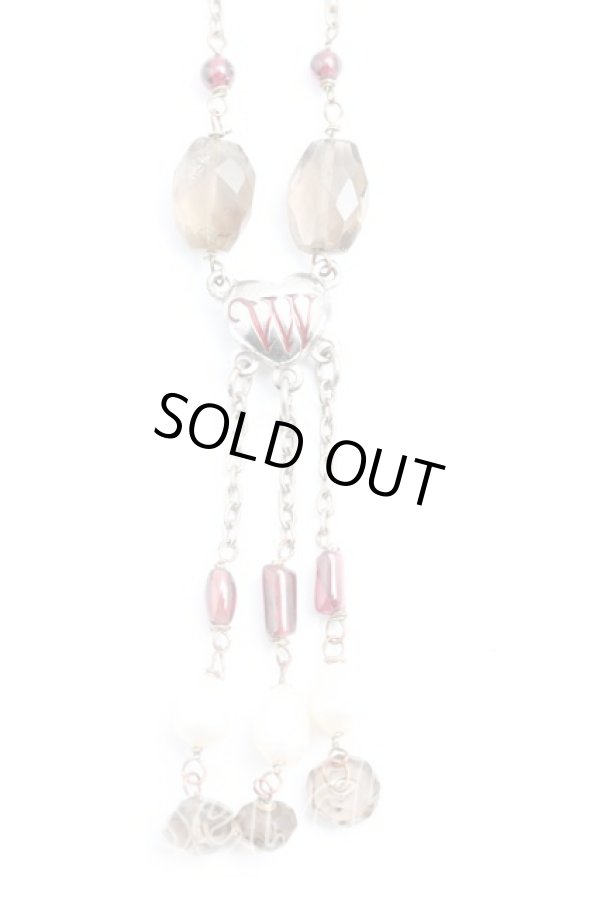 画像2: ヴィヴィアンウエストウッド 中古 / ビーズネックレス  シルバー  H-26-02-08-073-nl-OD-ZH (2)