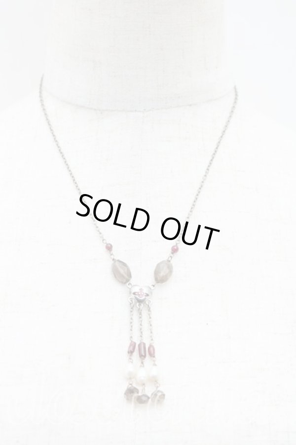 画像4: ヴィヴィアンウエストウッド 中古 / ビーズネックレス  シルバー  H-26-02-08-073-nl-OD-ZH (4)