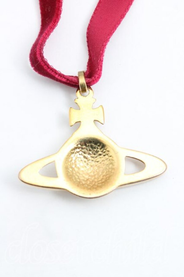 画像2: ヴィヴィアンウエストウッド 中古 / オーブチョーカー  ゴールド  H-26-02-08-074-nl-OD-ZH (2)