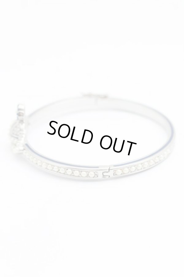 画像2: ヴィヴィアンウエストウッド 中古 / パーリークイーンバングル  シルバー  H-26-02-08-078-ac-OD-ZH (2)