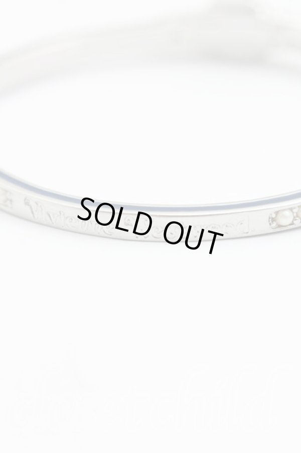 画像5: ヴィヴィアンウエストウッド 中古 / パーリークイーンバングル  シルバー  H-26-02-08-078-ac-OD-ZH (5)