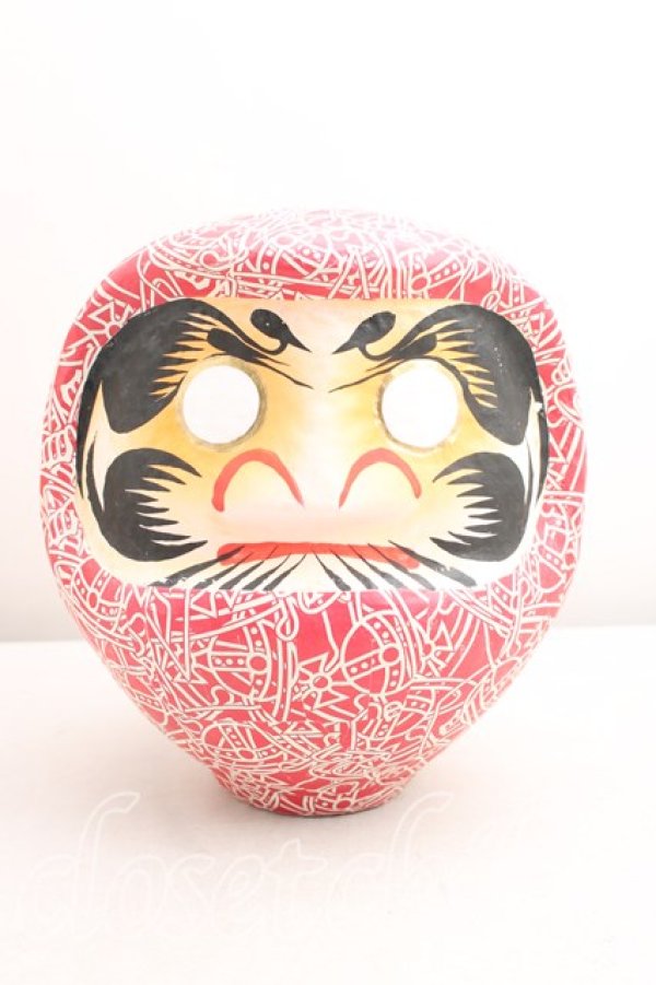 画像2: ヴィヴィアンウエストウッド 中古 / SCRIBBLE HEARTS 高崎ダルマ  赤  H-26-02-08-085-gd-OD-ZH (2)