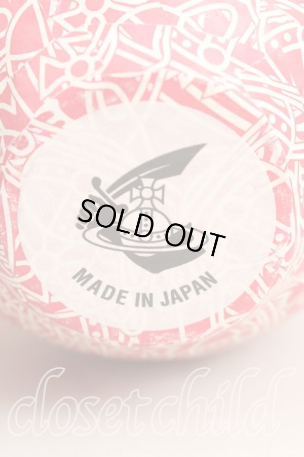 画像4: ヴィヴィアンウエストウッド 中古 / SCRIBBLE HEARTS 高崎ダルマ  赤  H-26-02-08-085-gd-OD-ZH (4)