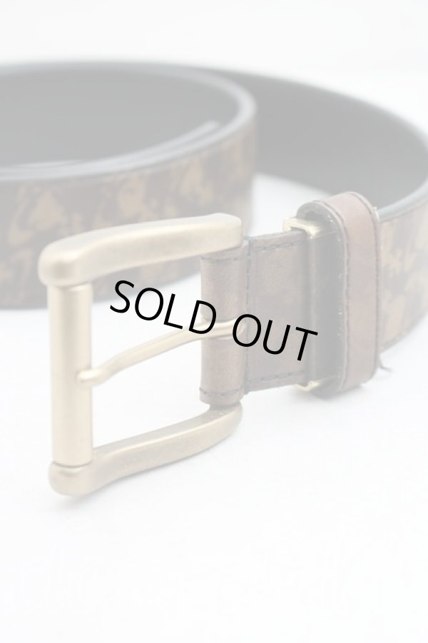 画像3: ヴィヴィアンウエストウッド MAN 中古 / ウォーターオーブレザーベルト  カーキ  H-26-02-08-103-gd-OD-ZH (3)