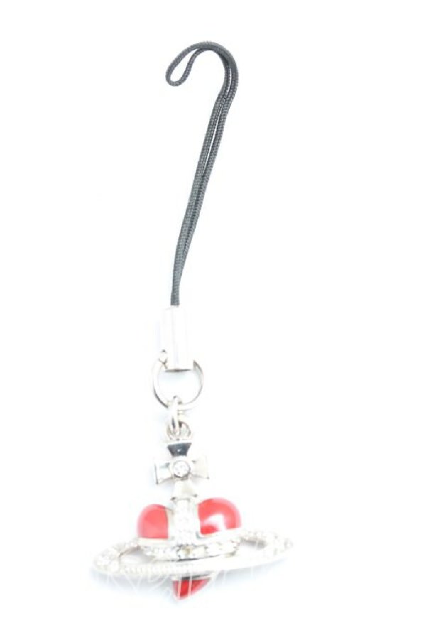 画像3: ヴィヴィアンウエストウッド 中古 / ディアマンテハートストラップ  赤  H-26-02-08-108-gd-OD-ZH (3)