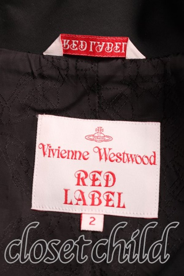 画像3: ヴィヴィアンウエストウッド 中古 / 比翼トレンチコート 2（9号相当） 黒  H-26-02-08-011-co-OD-ZH (3)