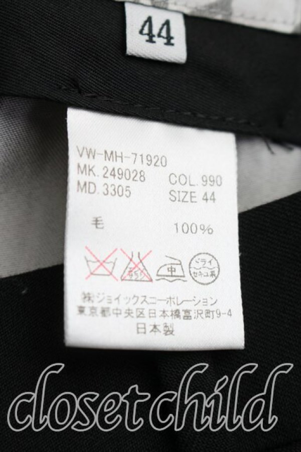 画像4: ヴィヴィアンウエストウッド MAN 中古 / スラックス 44（メンズS相当） 黒  H-26-02-08-013-pa-OD-ZH (4)