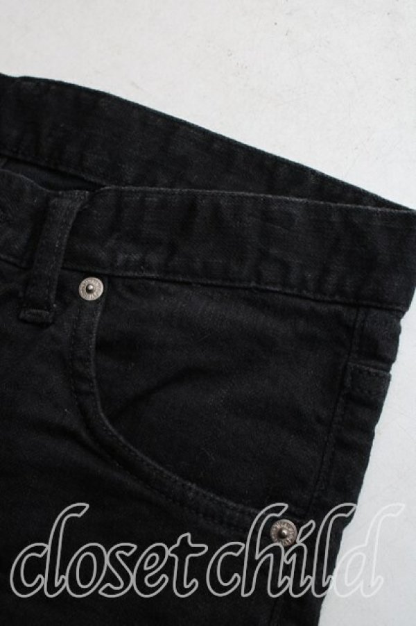 画像5: ヴィヴィアンウエストウッド MAN 中古 / スラッシュオーブptスキニーデニム 42（メンズXS相当） 黒  H-26-02-08-017-pa-OD-ZH (5)