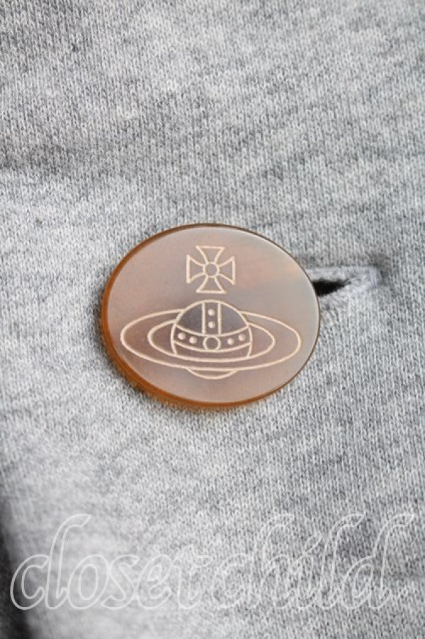 画像5: ヴィヴィアンウエストウッド MAN 中古 / ミントカラースウェットジャケット 48（メンズL相当） 灰  H-26-02-15-002-jc-OD-ZH (5)