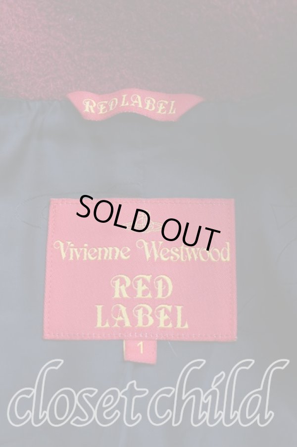 画像3: ヴィヴィアンウエストウッド 中古 / 広襟コート 1（7号相当） 赤  H-26-02-15-020-co-OD-ZH (3)