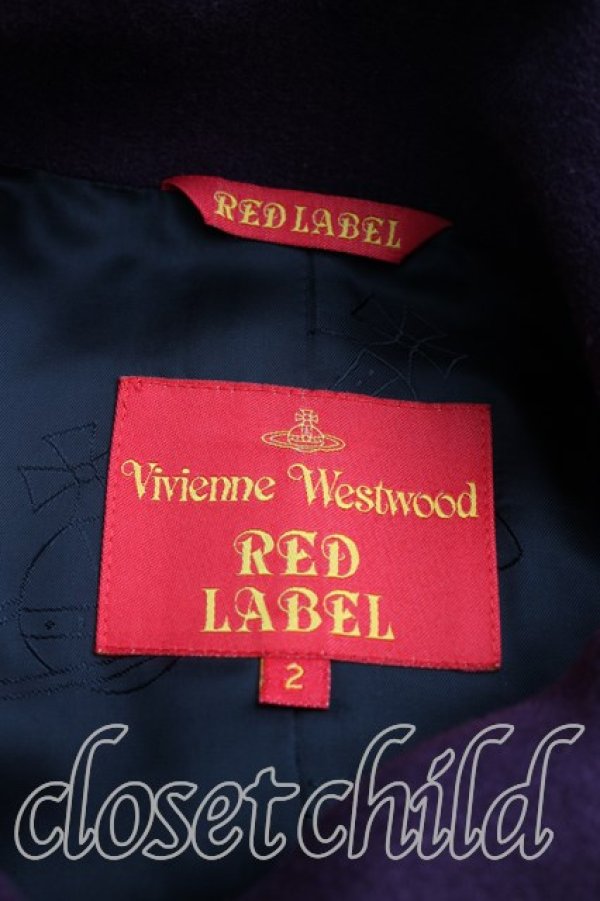 画像3: ヴィヴィアンウエストウッド 中古 / 変形コート 2（9号相当） 紫  H-26-02-15-021-co-OD-ZH (3)