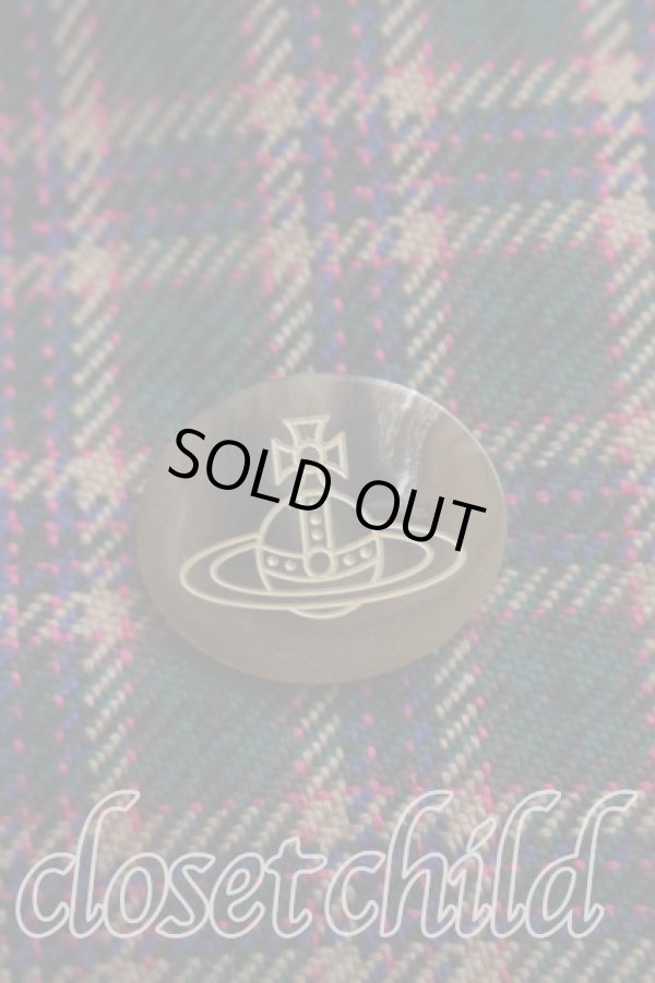 画像6: ヴィヴィアンウエストウッド 中古 / タータンチェックコート 40（9号相当） 緑  H-26-02-15-022-co-OD-ZH (6)