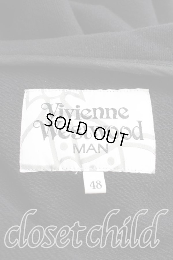 画像3: ヴィヴィアンウエストウッド 中古 / ミントカラースウェットジャケット 48（メンズL相当） 黒  H-26-02-15-003-jc-OD-ZH (3)