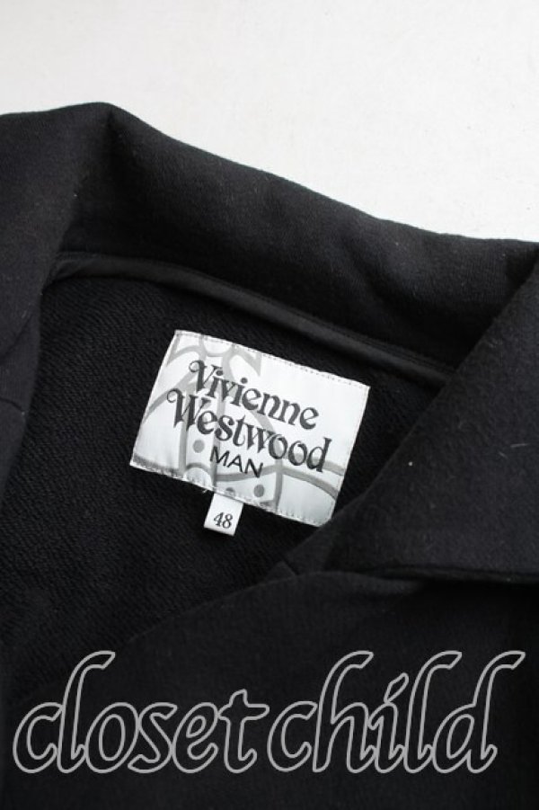 画像5: ヴィヴィアンウエストウッド 中古 / ミントカラースウェットジャケット 48（メンズL相当） 黒  H-26-02-15-003-jc-OD-ZH (5)