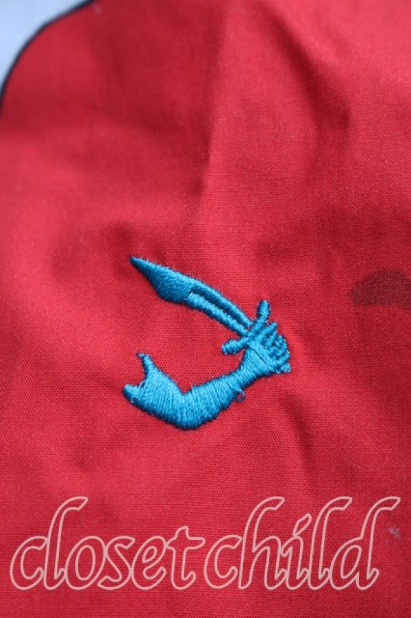 画像5: Worlds End 中古 / GHOST COMPOSITEシャツ II(M相当） 赤  H-26-02-15-032-bl-OD-ZH (5)