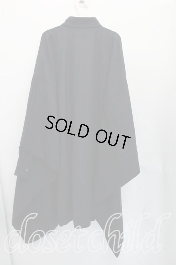 画像2: ヴィヴィアンウエストウッド MAN 中古 / ストライプBIGシャツ FREE 紺  H-26-02-15-033-bl-OD-ZH (2)