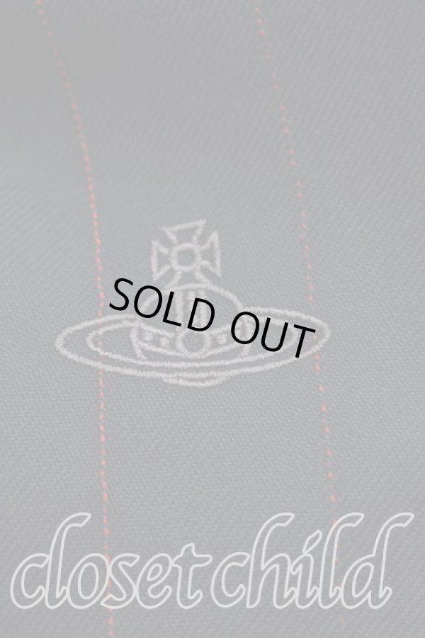 画像6: ヴィヴィアンウエストウッド MAN 中古 / ストライプBIGシャツ FREE 紺  H-26-02-15-033-bl-OD-ZH (6)