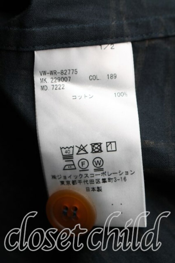 画像4: ヴィヴィアンウエストウッド MAN 中古 / MESSY ORB CHECKアシメシャツ FREE 緑  H-26-02-15-034-bl-OD-ZH (4)