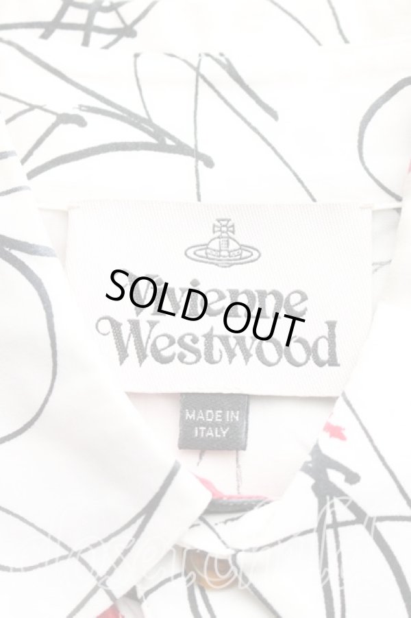 画像3: ヴィヴィアンウエストウッド 中古 / HOUSE OF CARDシャツ 40（9号相当） 白  H-26-02-15-037-bl-OD-ZH (3)