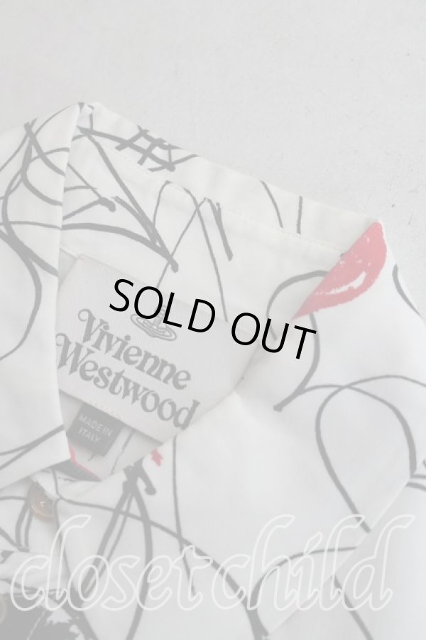 画像5: ヴィヴィアンウエストウッド 中古 / HOUSE OF CARDシャツ 40（9号相当） 白  H-26-02-15-037-bl-OD-ZH (5)